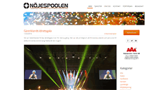 Desktop Screenshot of nojespoolen.se